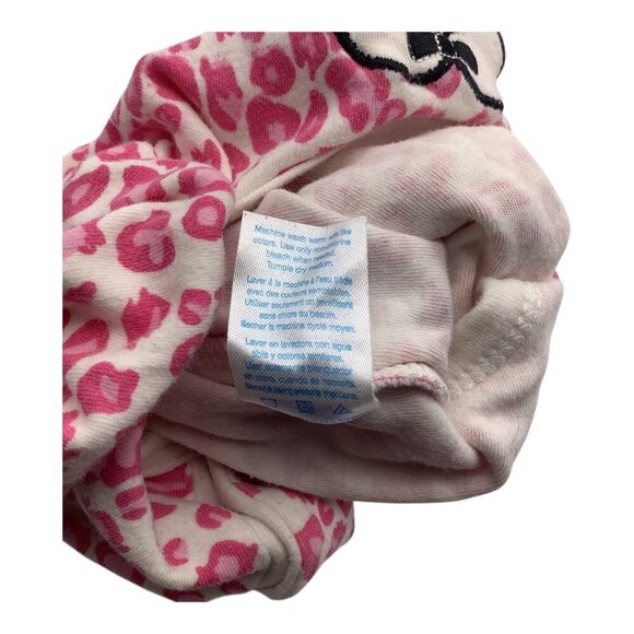 Bon Bebe Baby Girl Pink Leopard Print Bodysuit With Heart Bow Medium 3-6M - Picture 7 of 9